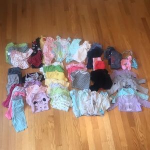 Lot of baby girl clothing - 0-3 month and 3 month